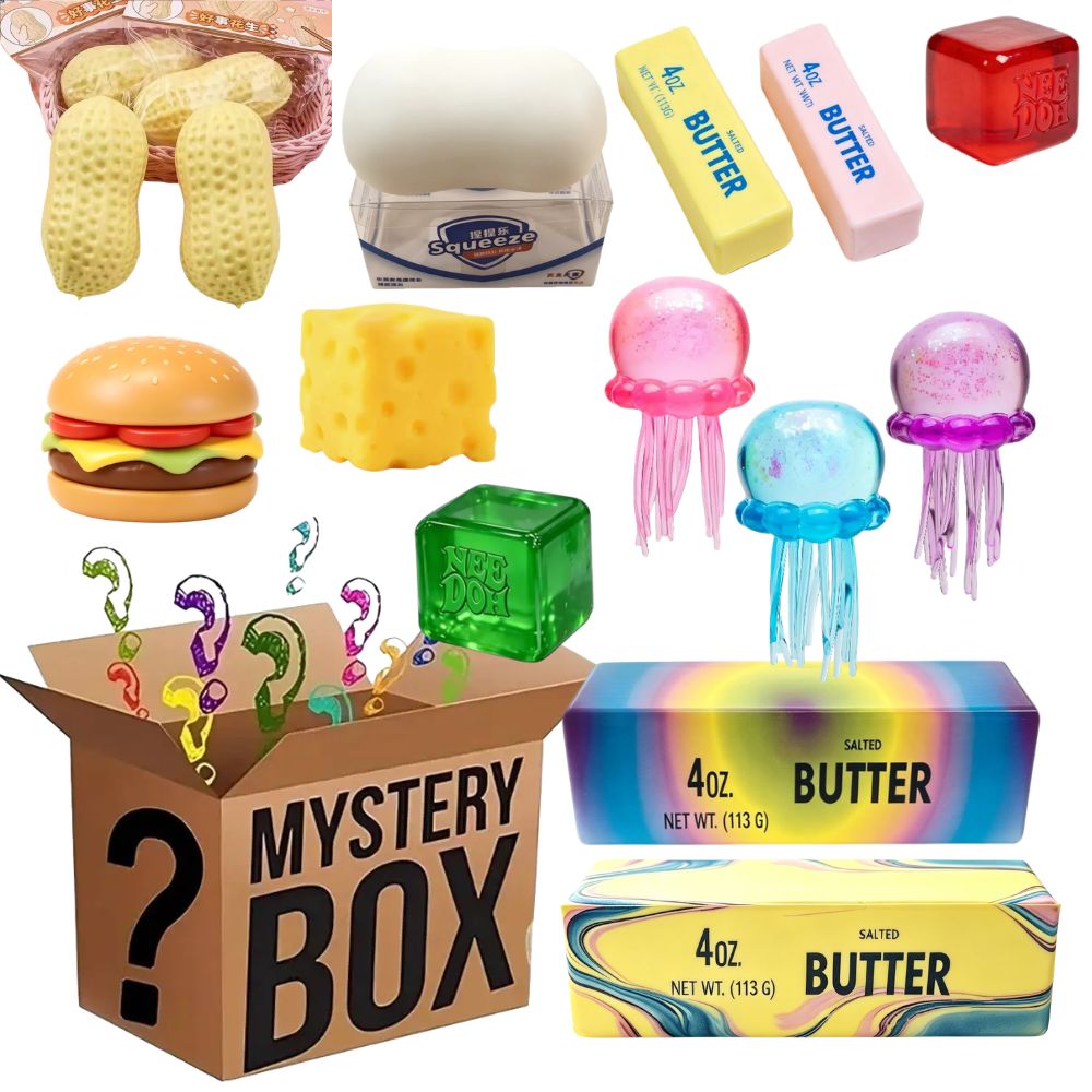 Mystery Box Blind Bag - Caixa Surpresa Quente: Squishy Mochi Pata