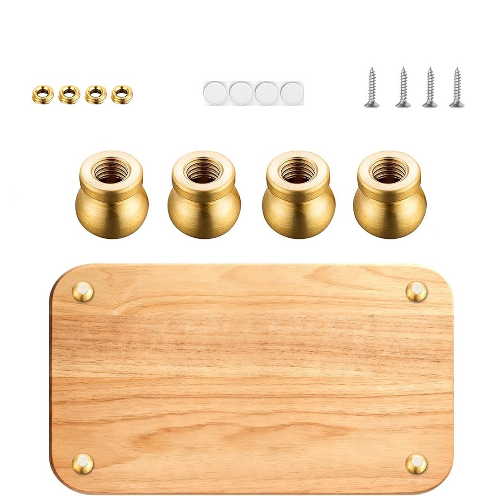 Conjunto de 4 Pés de Latão par - Display Risers Set avaliação e preço