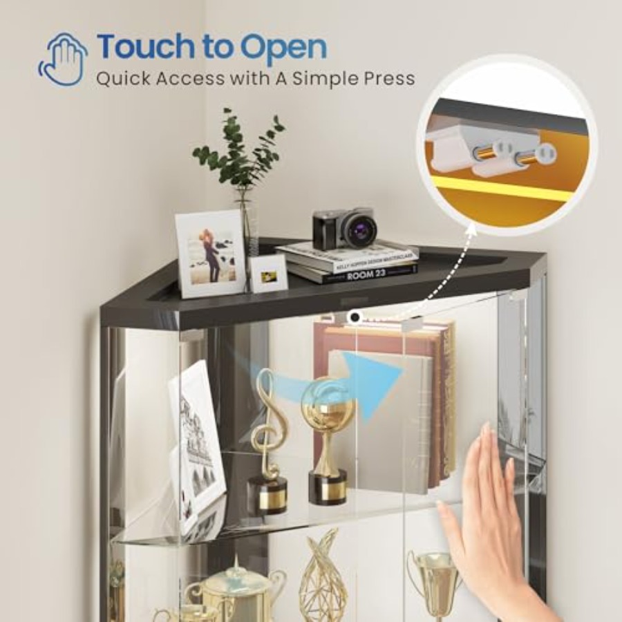 Vitrine de Canto com Luzes RGB - Display Case Acrylic avaliação e preço