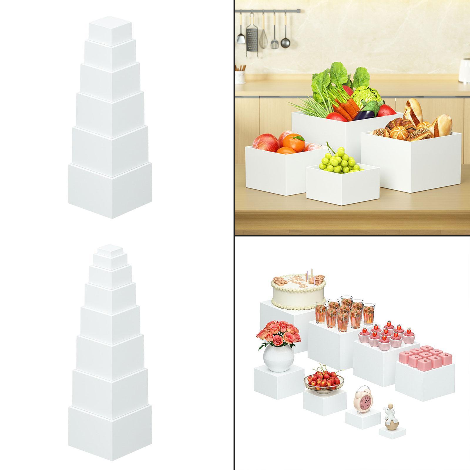 Buffet empilhável riser conjun - Display Risers Set avaliação e preço