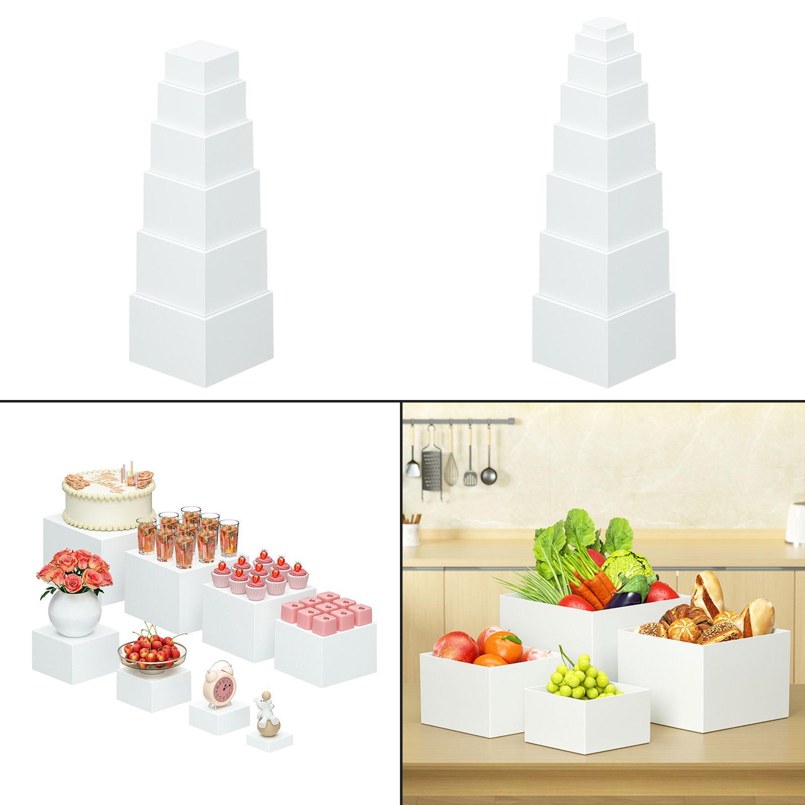 Buffet empilhável riser conjun - Display Risers Set avaliação e preço