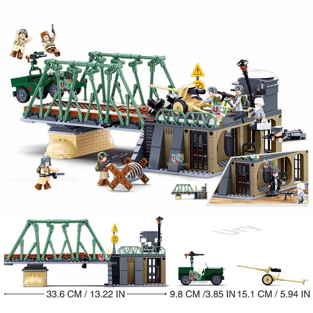 Sluban, Tanque Pesado Militar  - Lego Set City avaliação e preço